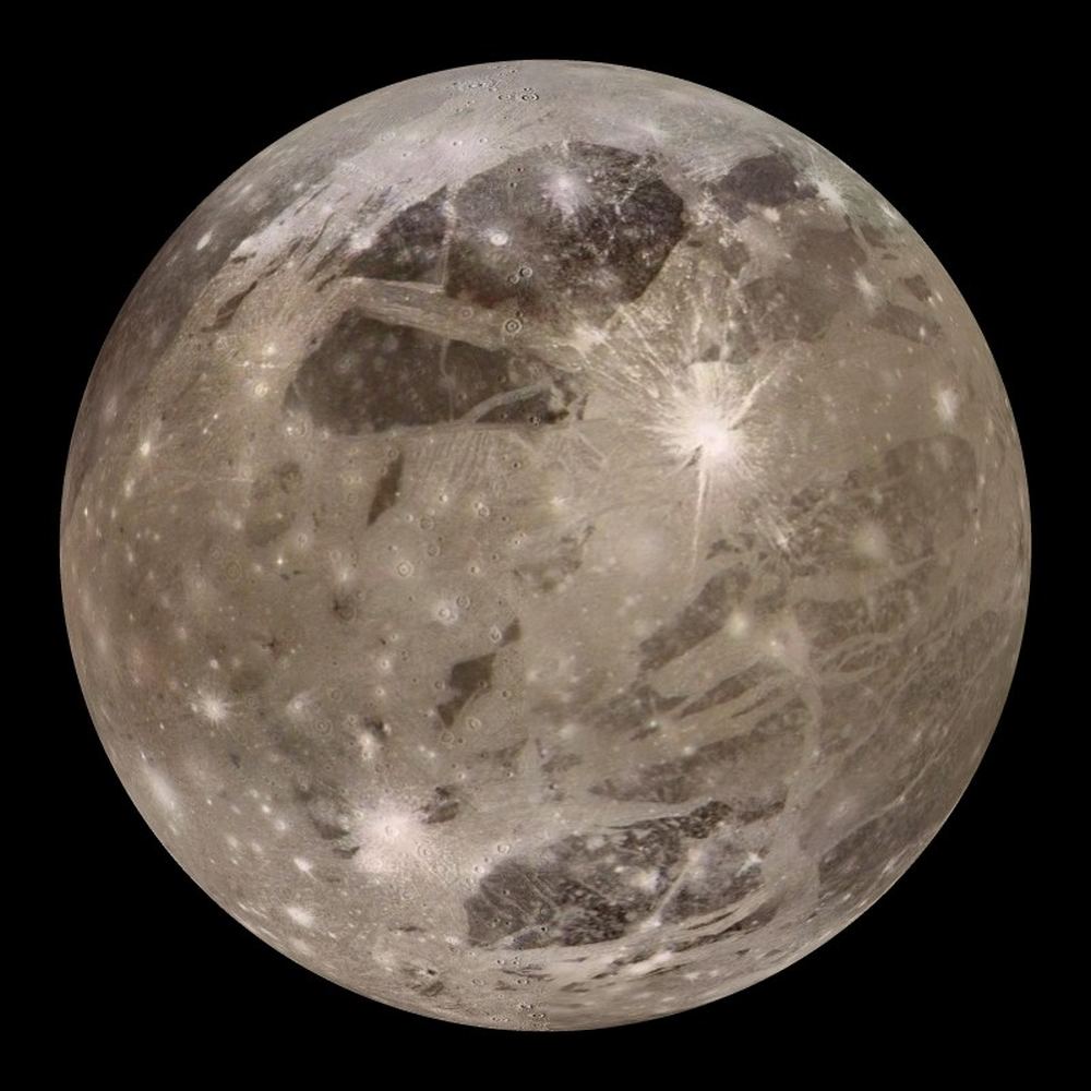 JWST Takes a Detailed Look at Jupiters Moon Ganymede