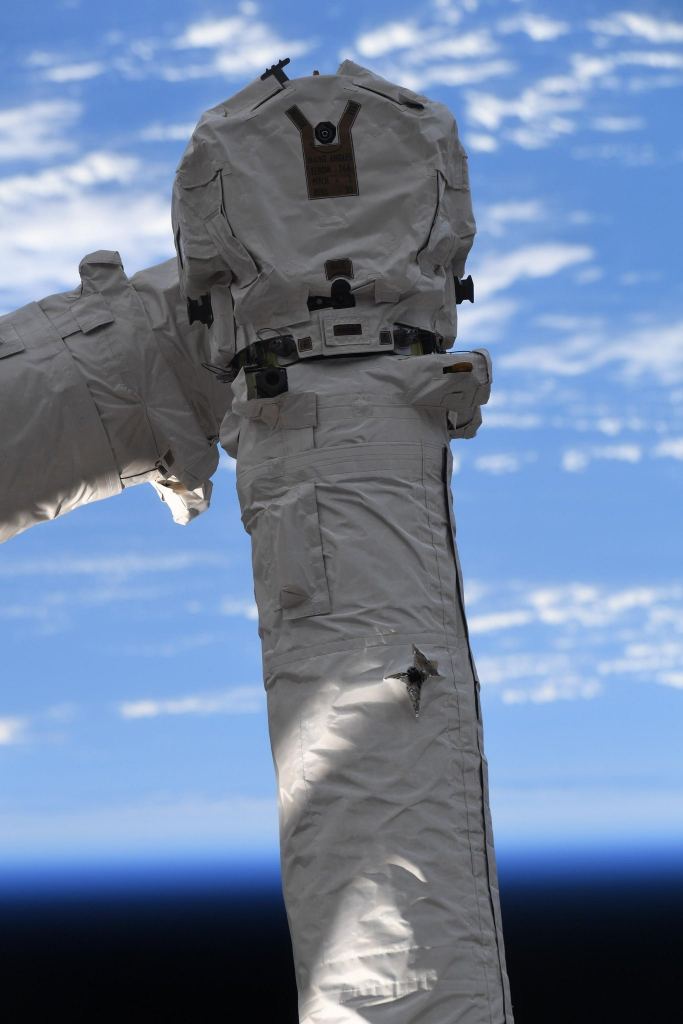 Ouch. Canadarm2 Took a Direct Hit From a Micrometeorite