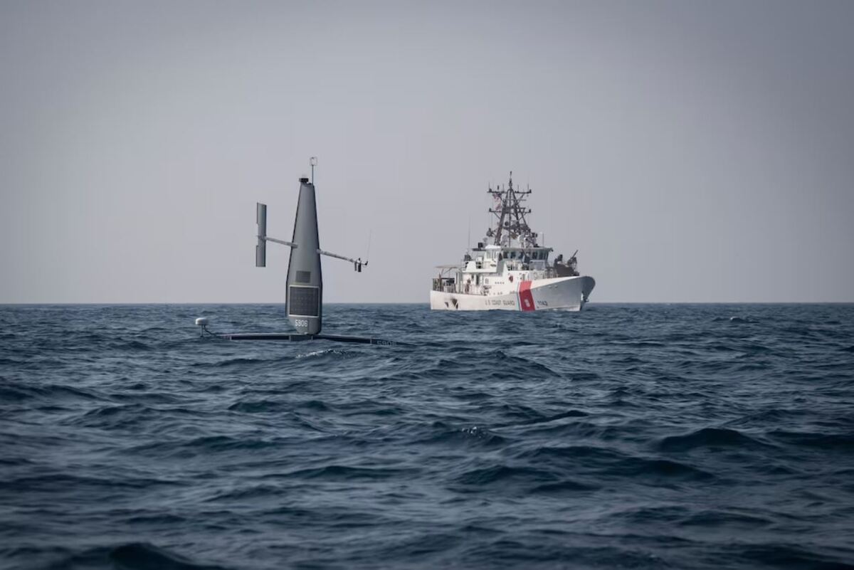 US Navy 5th Fleet Attack Drone Launch