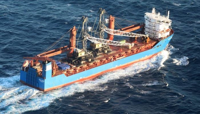 Russian ship sinks Spain