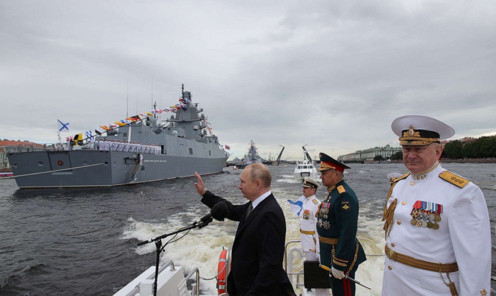 Russian ship sank by Ukraine